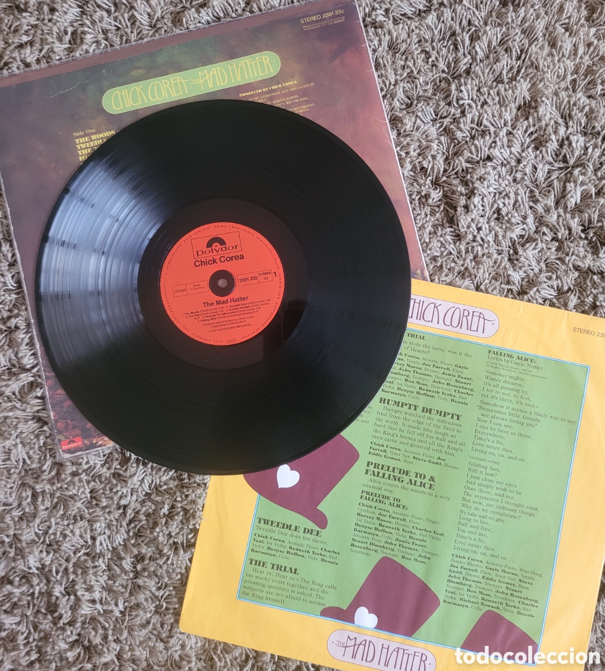 Discos de vinilo: Chick Corea Mad Hatter Lp. - Foto 5