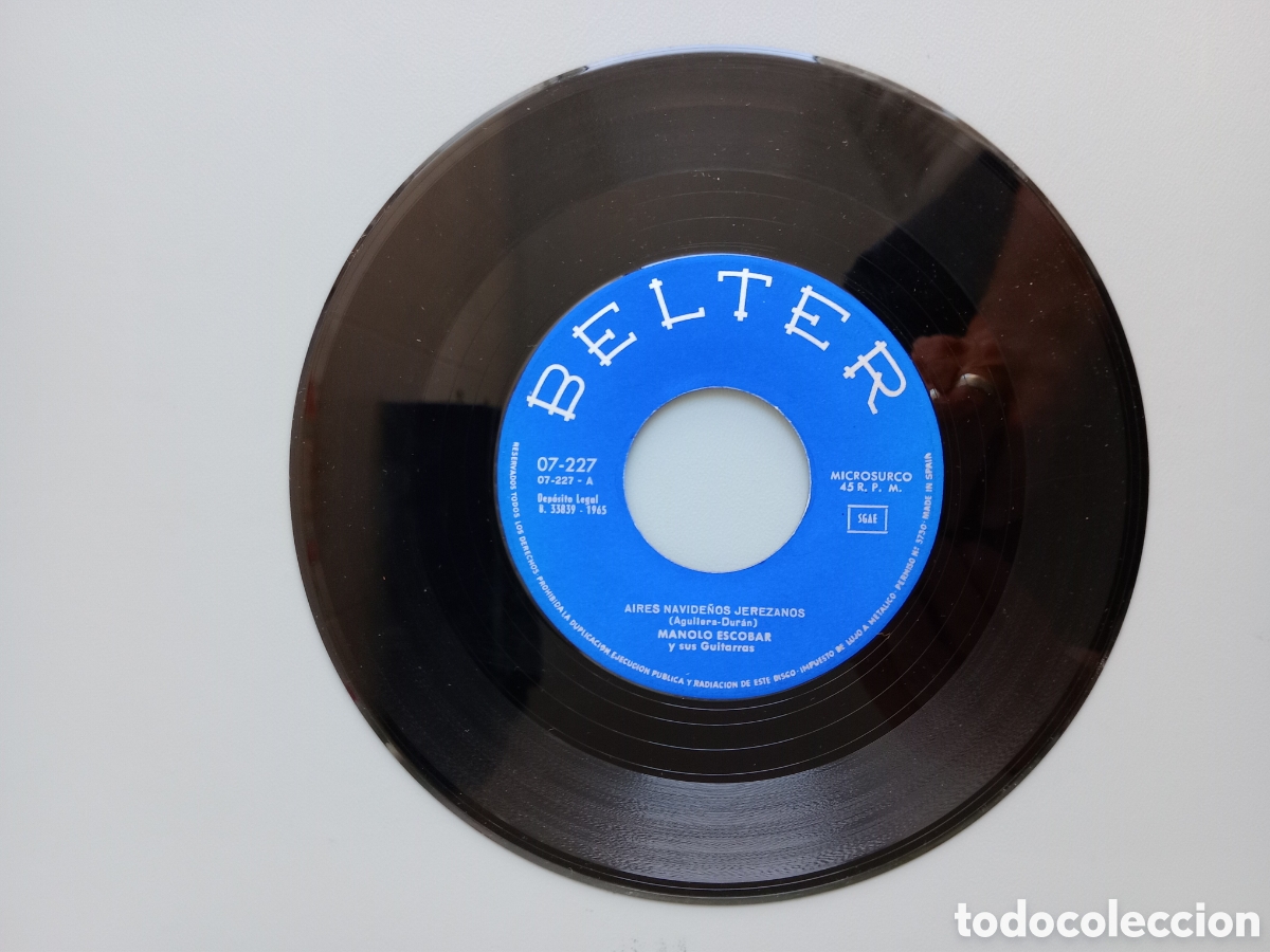 Discos de vinilo: Navidades con Manolo Escobar. EP - Foto 4