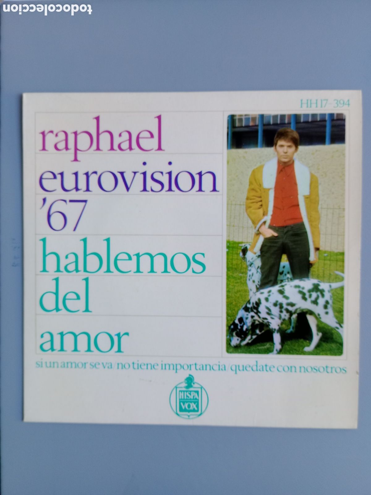 Discos de vinilo: Raphael eurovisi&oacute;n 67. EP - Foto 1