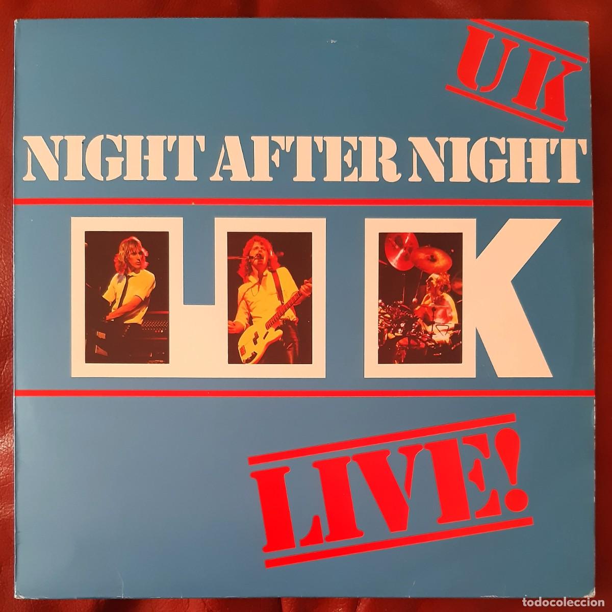 Discos de vinilo: U.K. - NIGHT AFTER NIGHT LP - Foto 1
