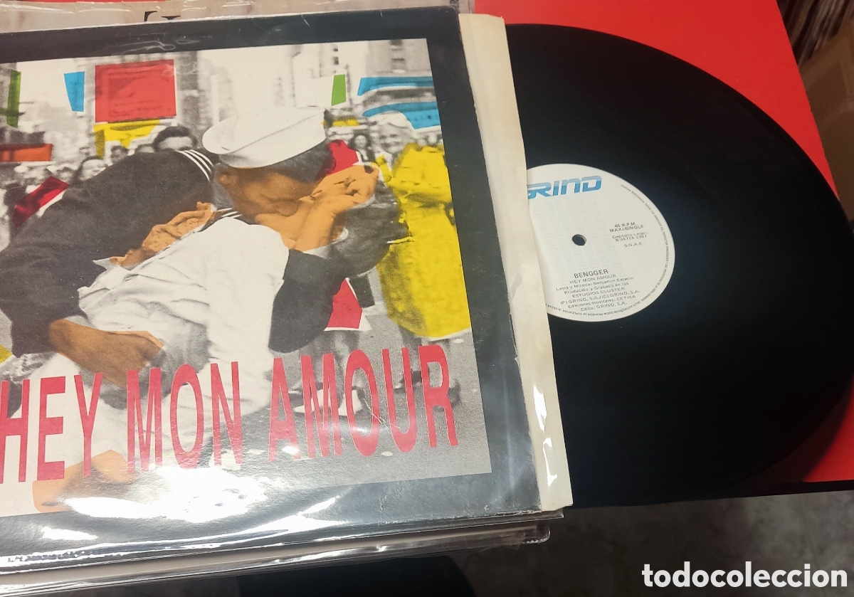 Discos de vinilo: BENGGER- HEY MON AMOUR - Foto 3