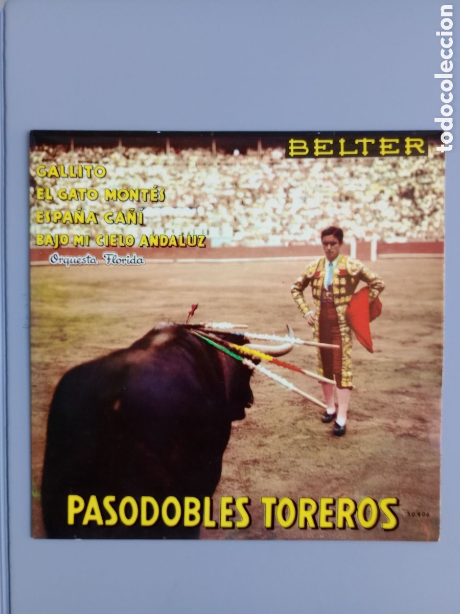 Discos de vinilo: Pasodobles toreros. EP - Foto 1