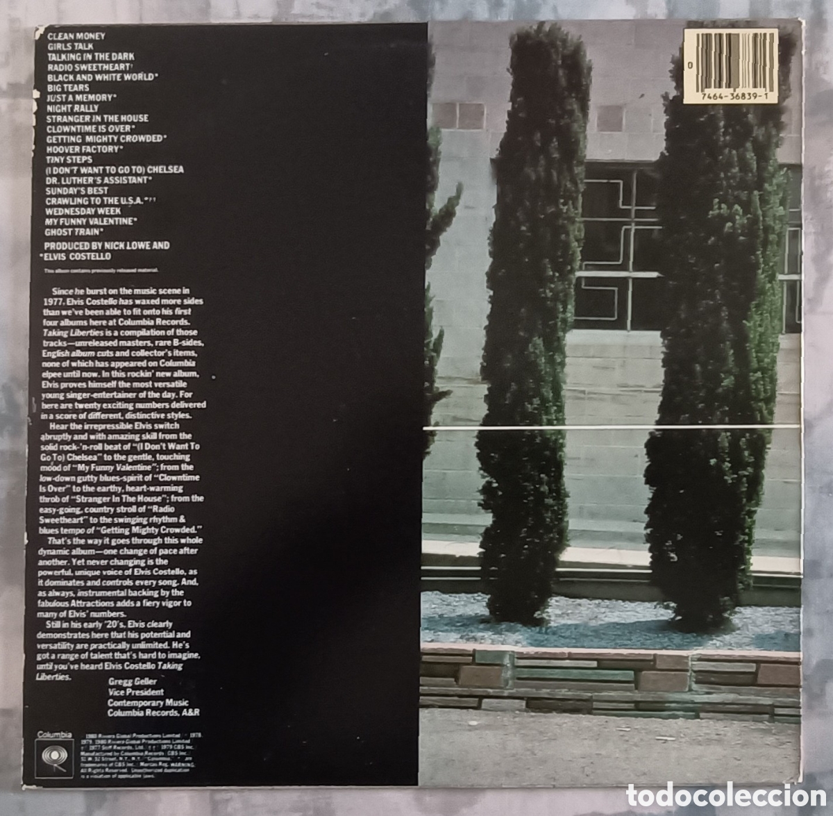 Discos de vinilo: Elvis Costello, 1980 - Taking Liberties - Foto 2