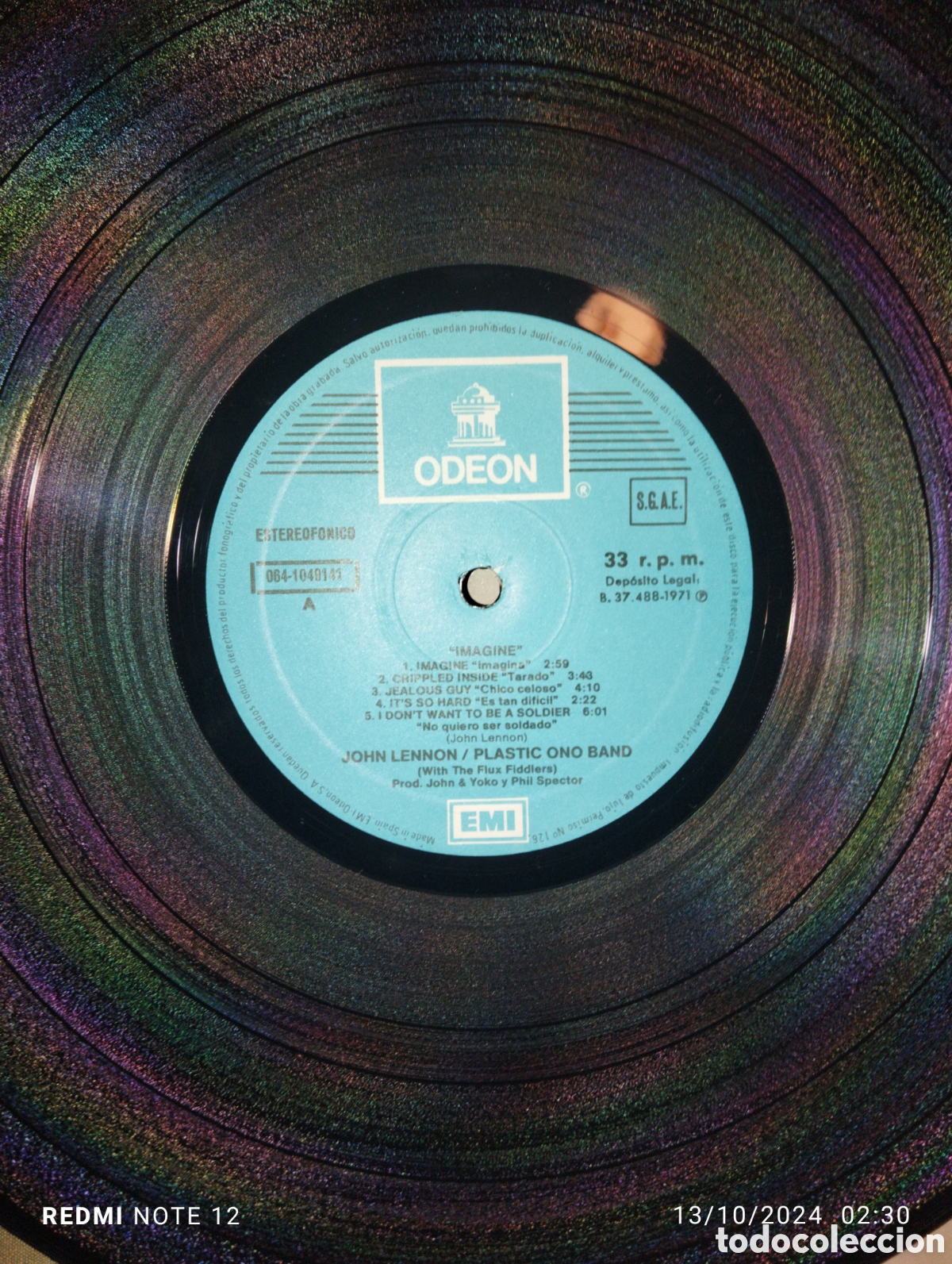 Discos de vinilo: IMAGINE, JOHN LENNON - Foto 4