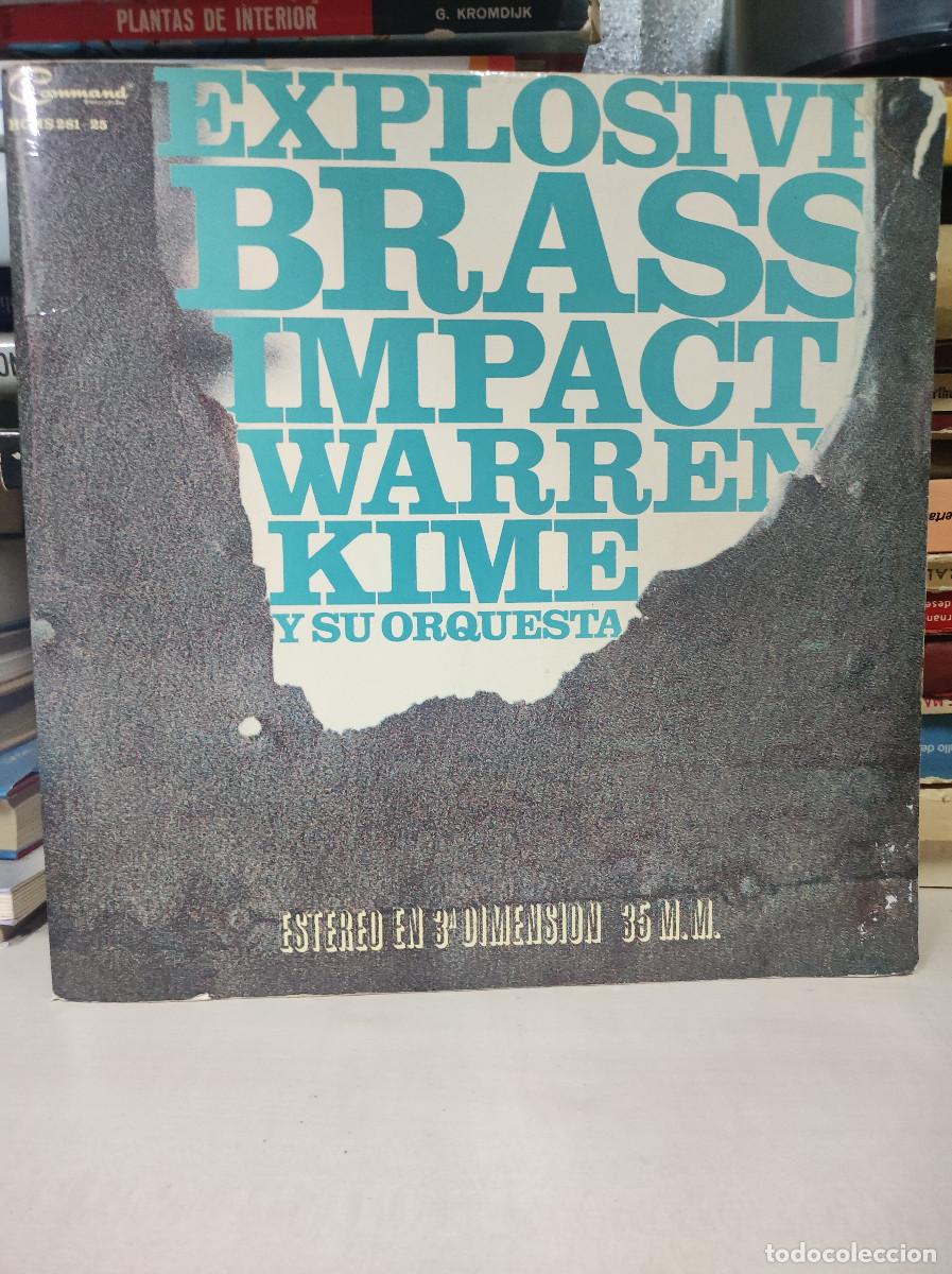 Discos de vinilo: Warren Kime Y Su Orquesta &ndash; Explosive Brass Impact - Foto 1