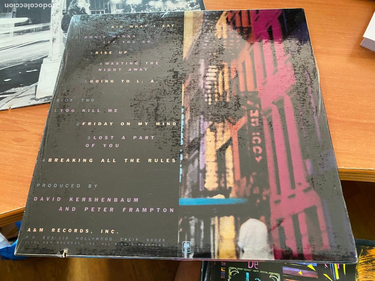 Discos de vinilo: PETER FRAMPTON (BREAKING ALL THE RULES) LP (B-51) - Foto 4