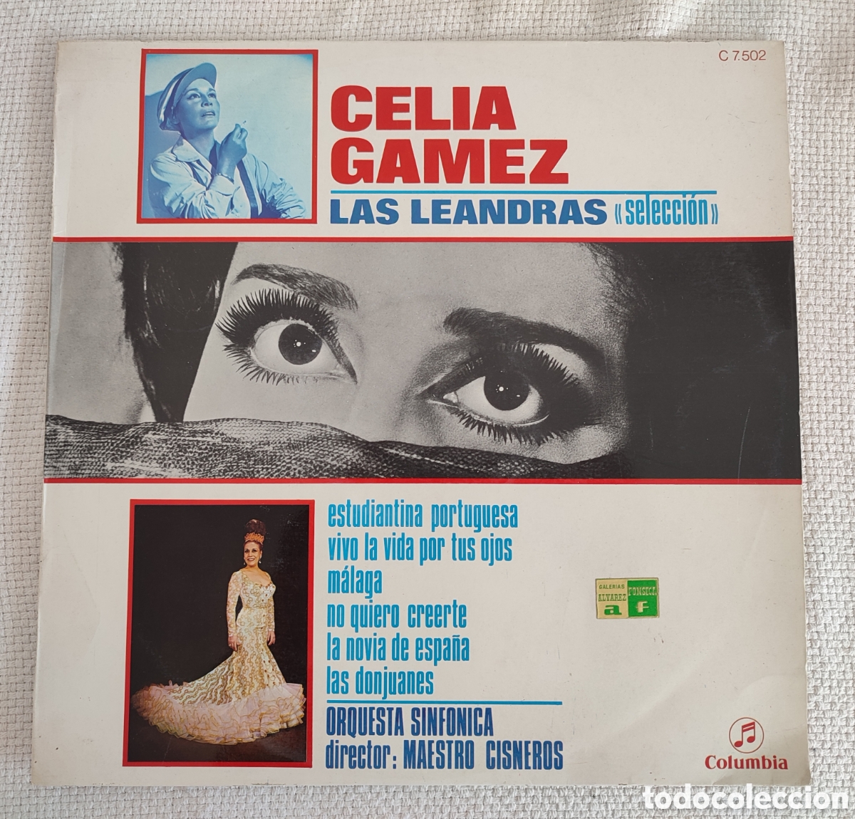 Discos de vinilo: celia gamez las leandras - Foto 1