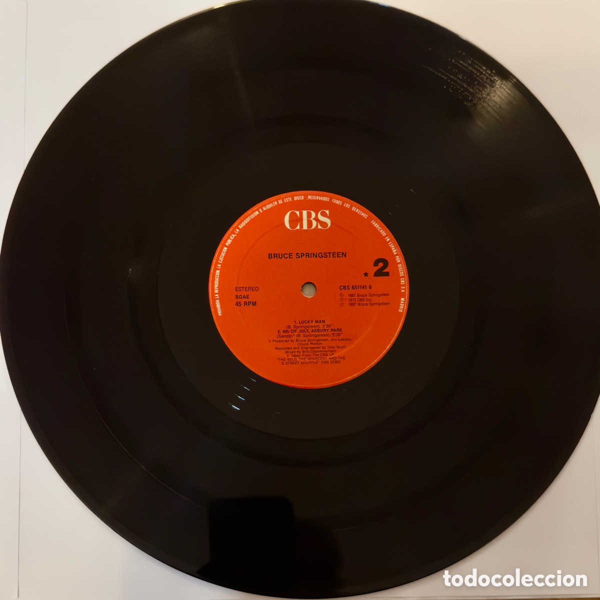 Discos de vinilo: Bruce Springsteen - Brilliant Disguise 12&rdquo; Spain - Foto 3