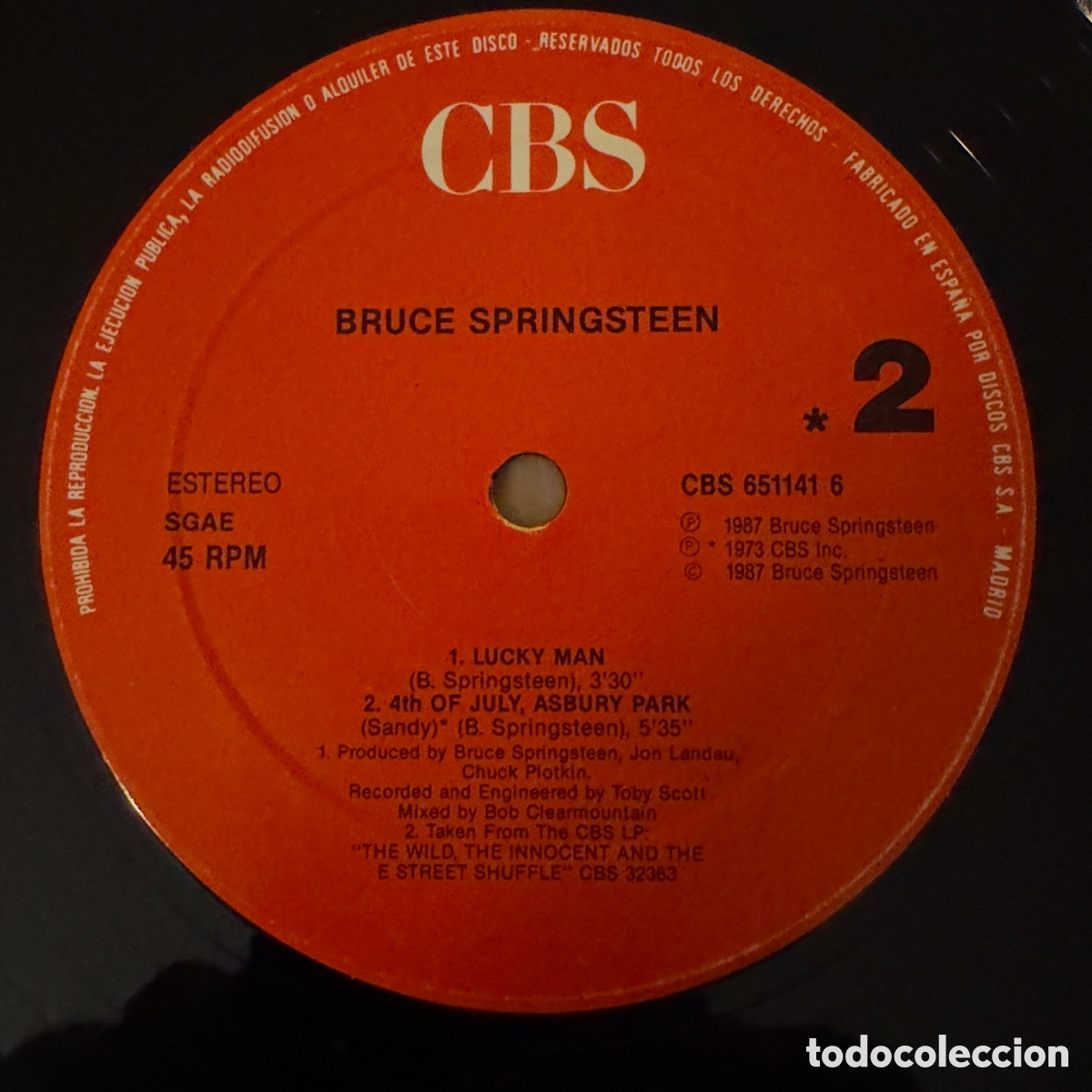 Discos de vinilo: Bruce Springsteen - Brilliant Disguise 12&rdquo; Spain - Foto 4