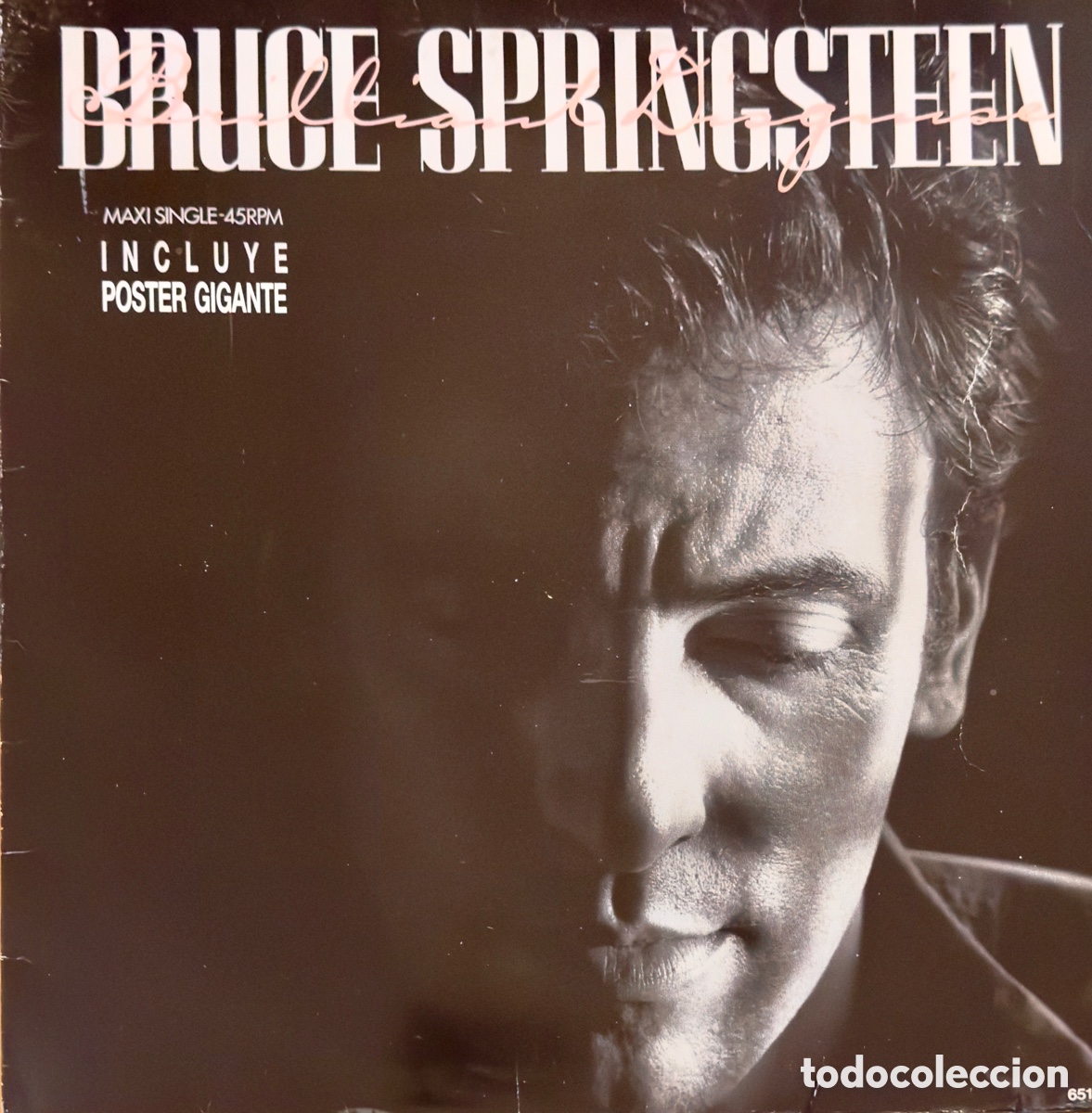 Discos de vinilo: Bruce Springsteen - Brilliant Disguise 12&rdquo; Spain - Foto 1