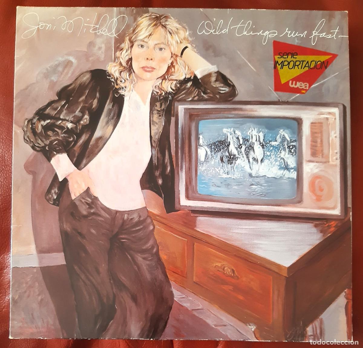 Discos de vinilo: JONI MITCHELL - WILD THINGS RUN FAST LP - Foto 1