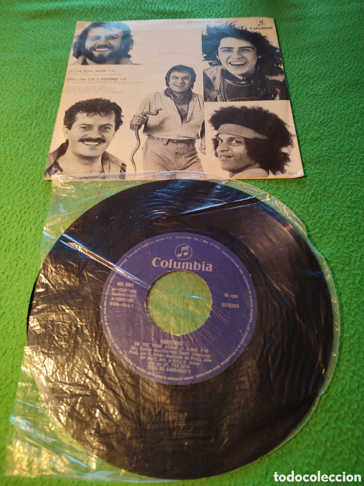 Discos de vinilo: Barrab&aacute;s - On the road again - Foto 2