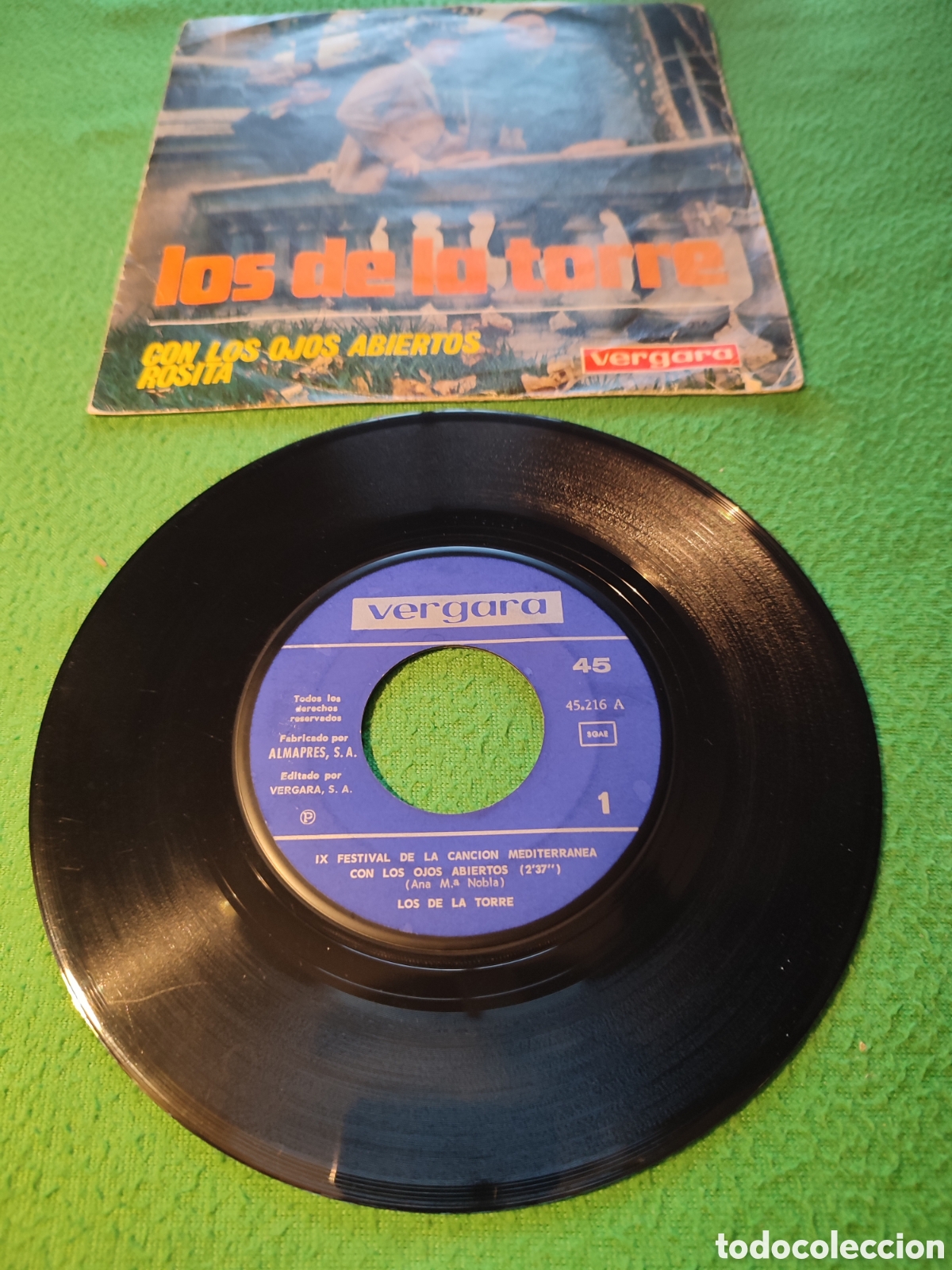 Discos de vinilo: Los de la Torre - Con los ojos abiertos - Foto 2