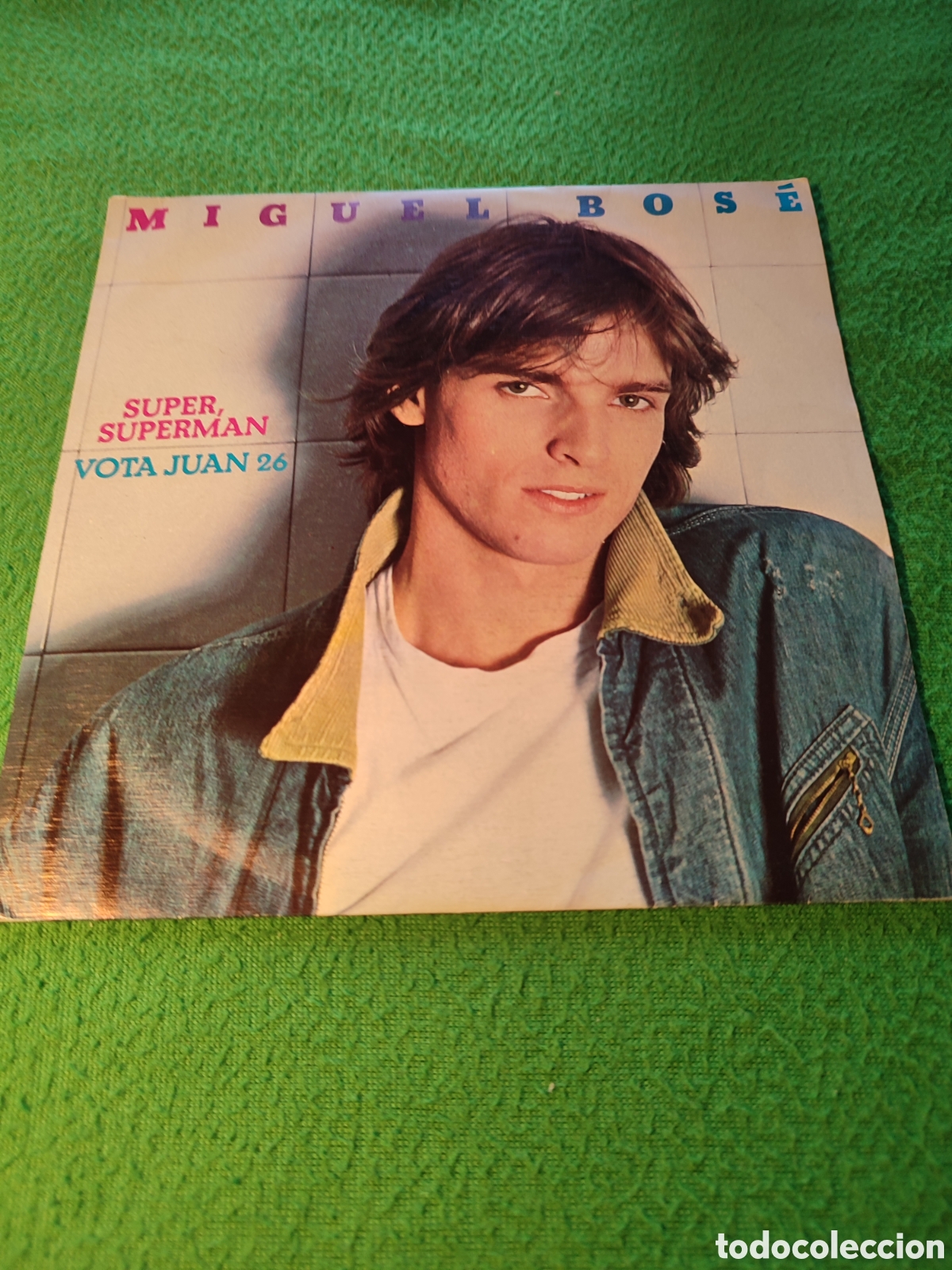 Discos de vinilo: Miguel Bos&eacute; - Super Superman Vinilo Single - Foto 1