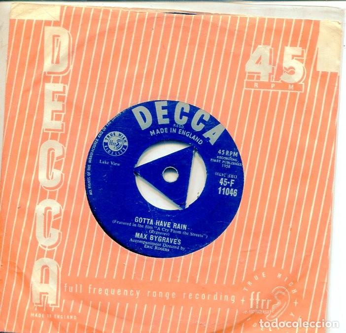 Discos de vinilo: MAX BYGRAVES / LITTLE TRAIN + 1 (SINGLE DECCA INGLES) - Foto 2