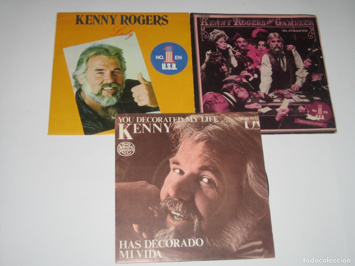 Discos de vinilo: DISCOFERTA - EPS/SINGLES - KENNY ROGERS - LOTE DE 3 - Foto 1