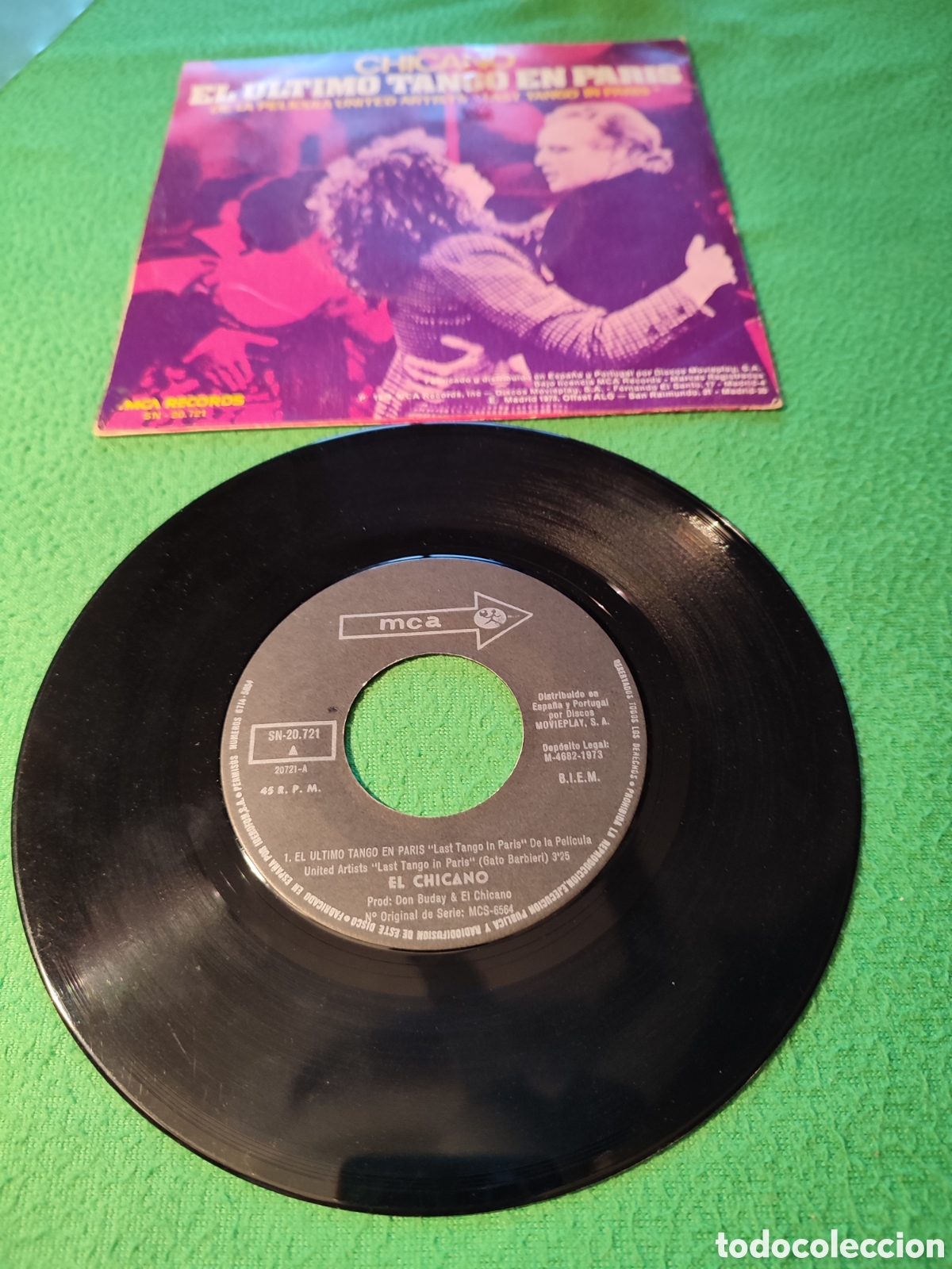 Discos de vinilo: Chicano - El &uacute;ltimo tango en Par&iacute;s - Foto 2