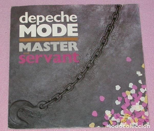 Discos de vinilo: Depeche Mode 45t Master and servant EX EX single - Foto 1