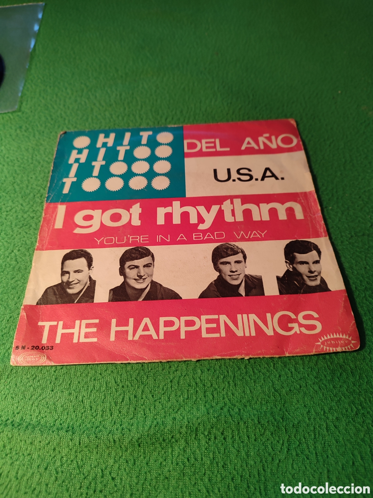 Discos de vinilo: The Happenings - I got rhythm - Foto 1