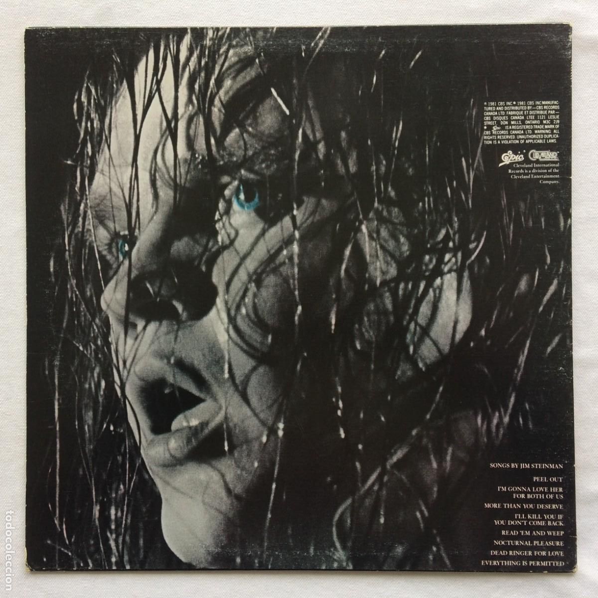 Discos de vinilo: Meat Loaf &lrm;&ndash; Dead Ringer Canada 1981 Epic - Foto 2