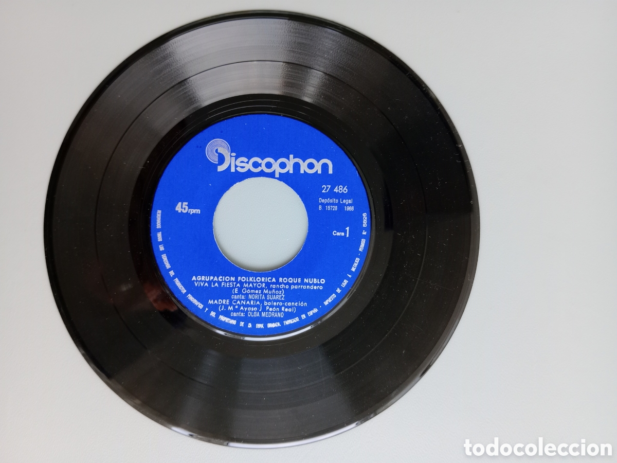 Discos de vinilo: Islas Canarias. Volumen 2. Roque Nublo - Foto 4