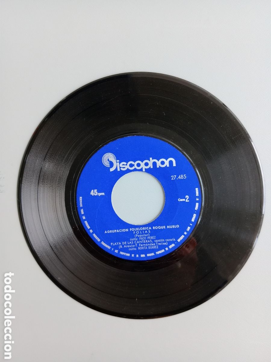 Discos de vinilo: Islas Canarias. Roque Nublo. EP - Foto 3
