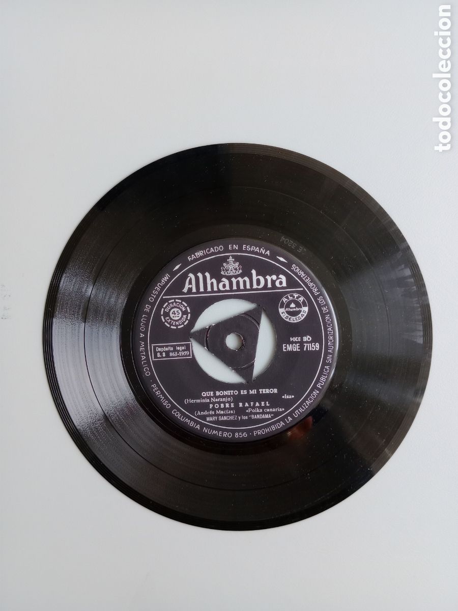 Discos de vinilo: Mara S&aacute;nchez y los Bandama. EP - Foto 3