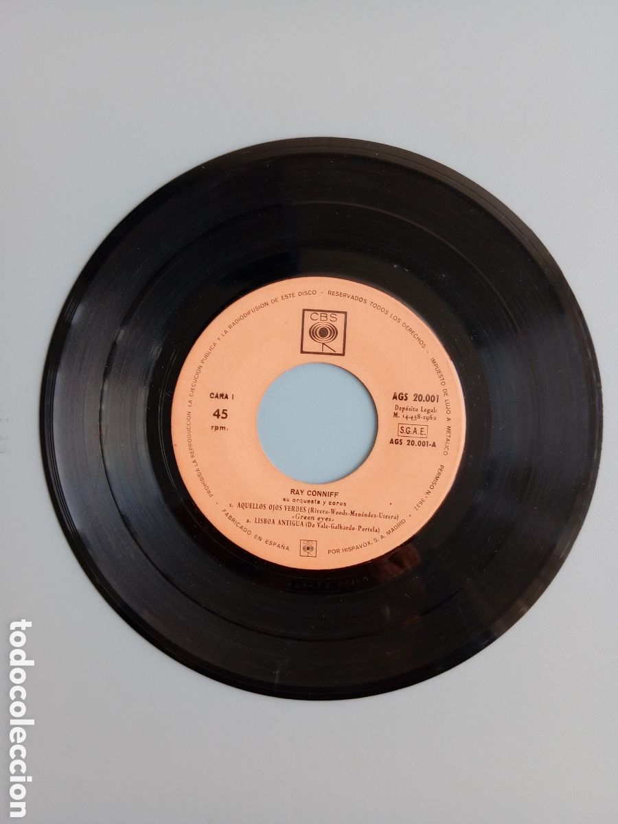 Discos de vinilo: Ray Conniff. Aquellos ojos verdes. EP - Foto 4