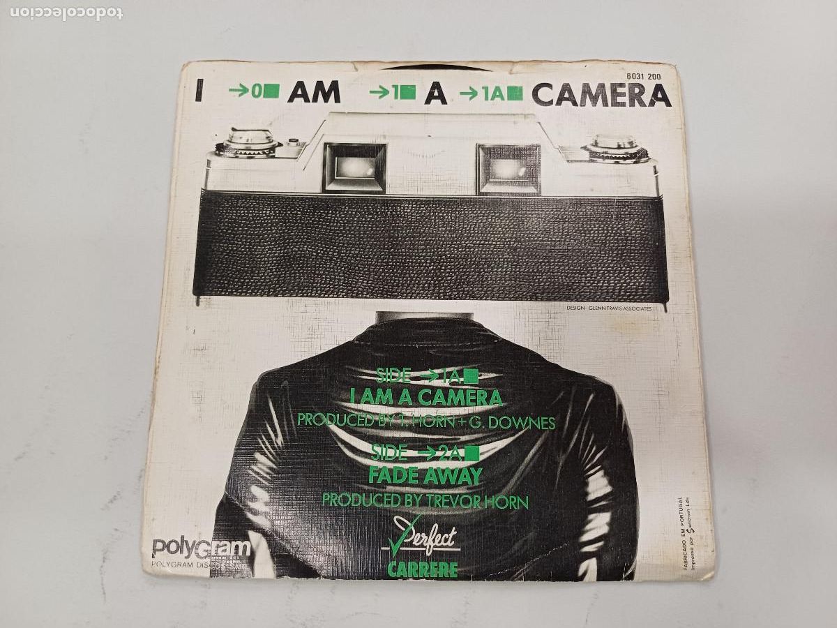 Discos de vinilo: BUGGLES/I AM A CAMERA/SINGLE. - Foto 3
