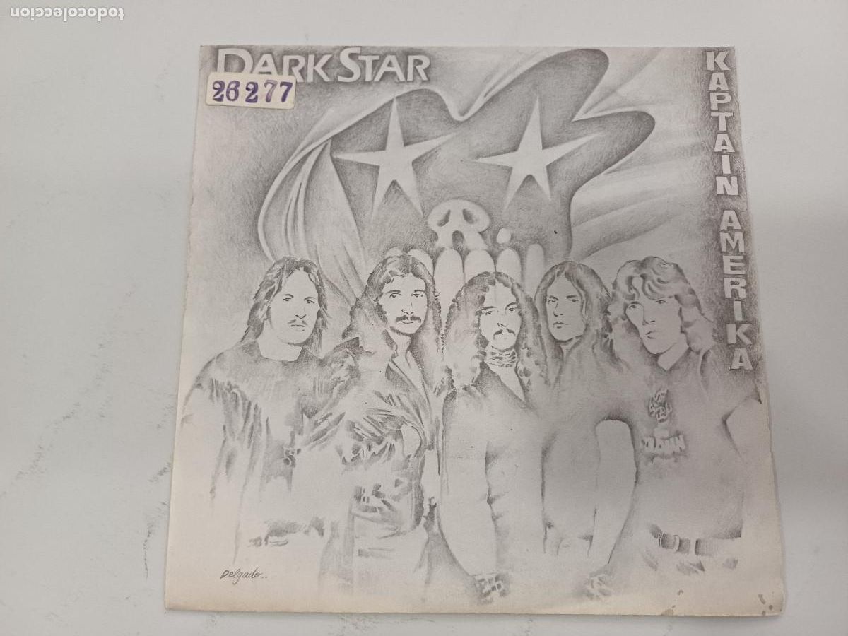 Discos de vinilo: DARK STAR/KAPTAIN AMERIKA/SINGLE PROMOCIONAL. - Foto 1