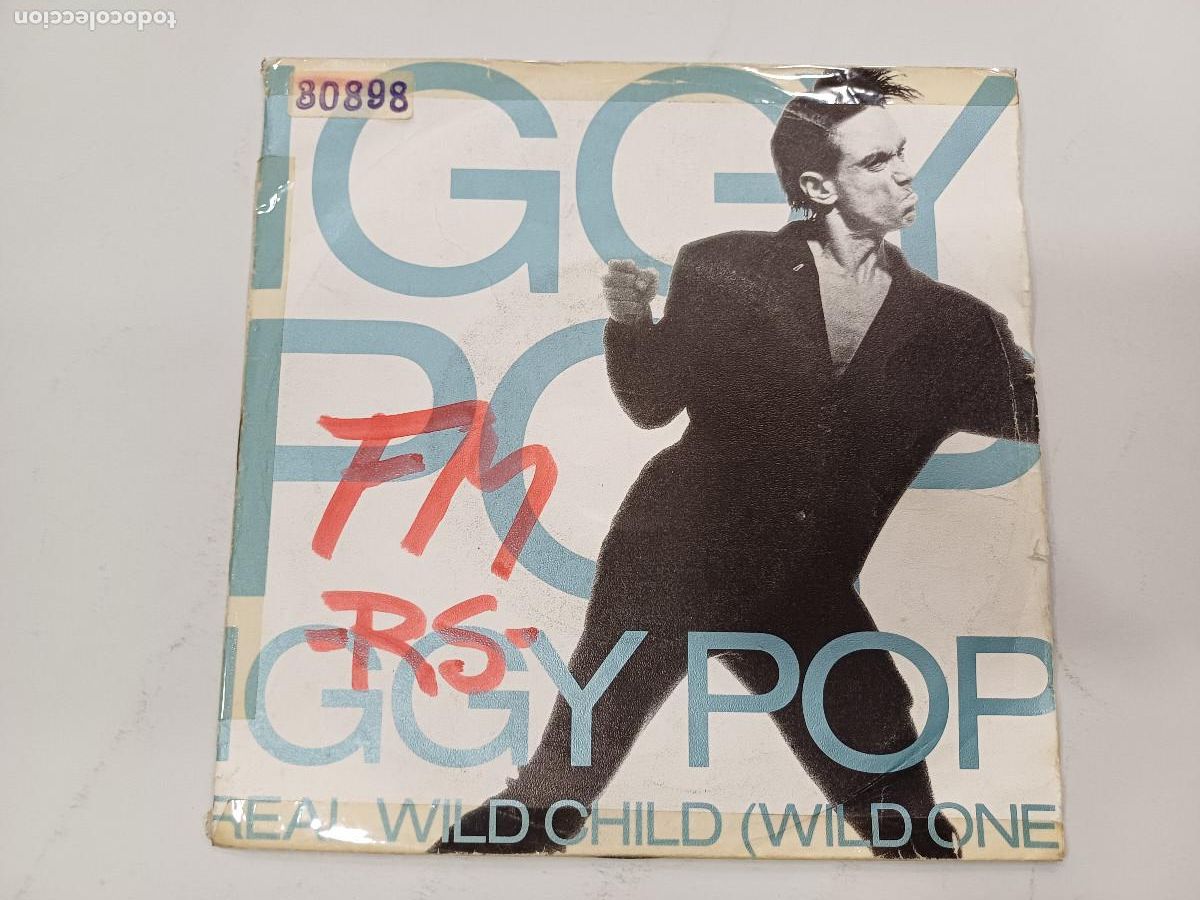 Discos de vinilo: IGGY POP/REAL WILD CHIL/SINGLE. - Foto 1