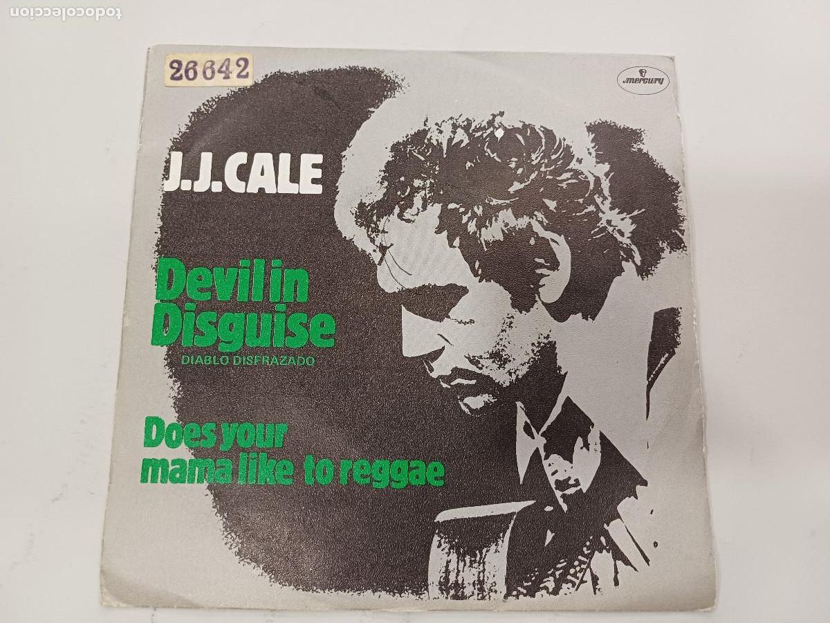 Discos de vinilo: J.J.CALE/DEVIL IN DISGUISE/SINGLE. - Foto 1
