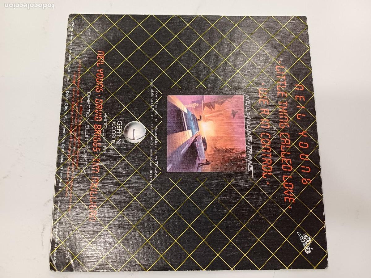 Discos de vinilo: NEIL YOUNG/LITTLE THING CALLED LOVE/SINGLE. - Foto 3