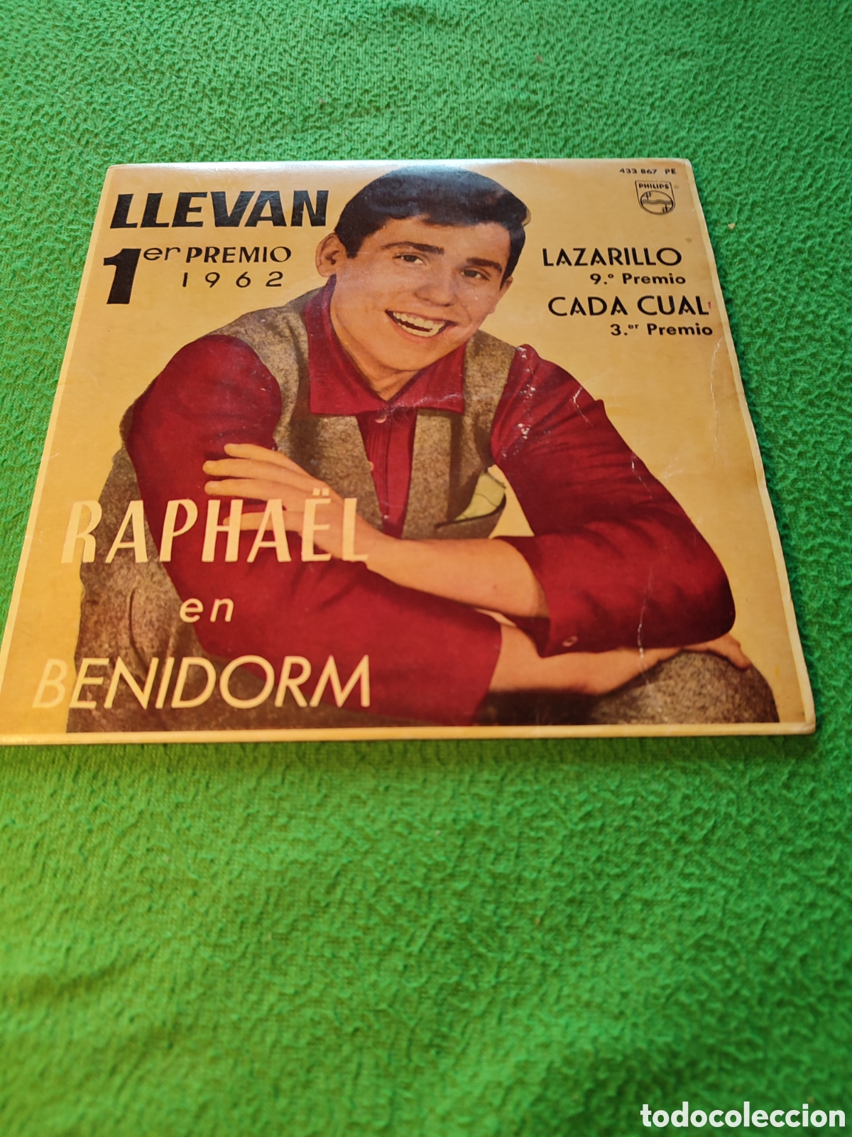 Discos de vinilo: Raphael - Llevan + Ep 3 Primer premio Benidorm - Foto 1