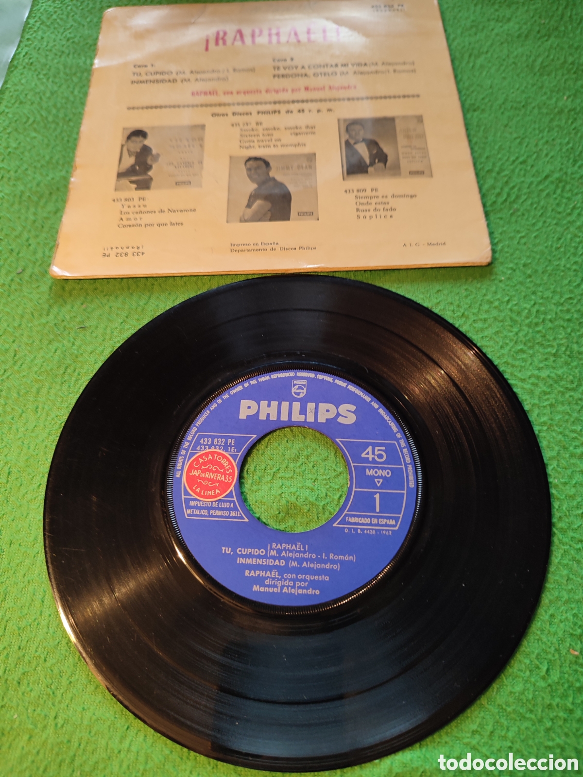 Discos de vinilo: Raphael - Tu Cupido+ 3 EP Vinilo - Foto 2