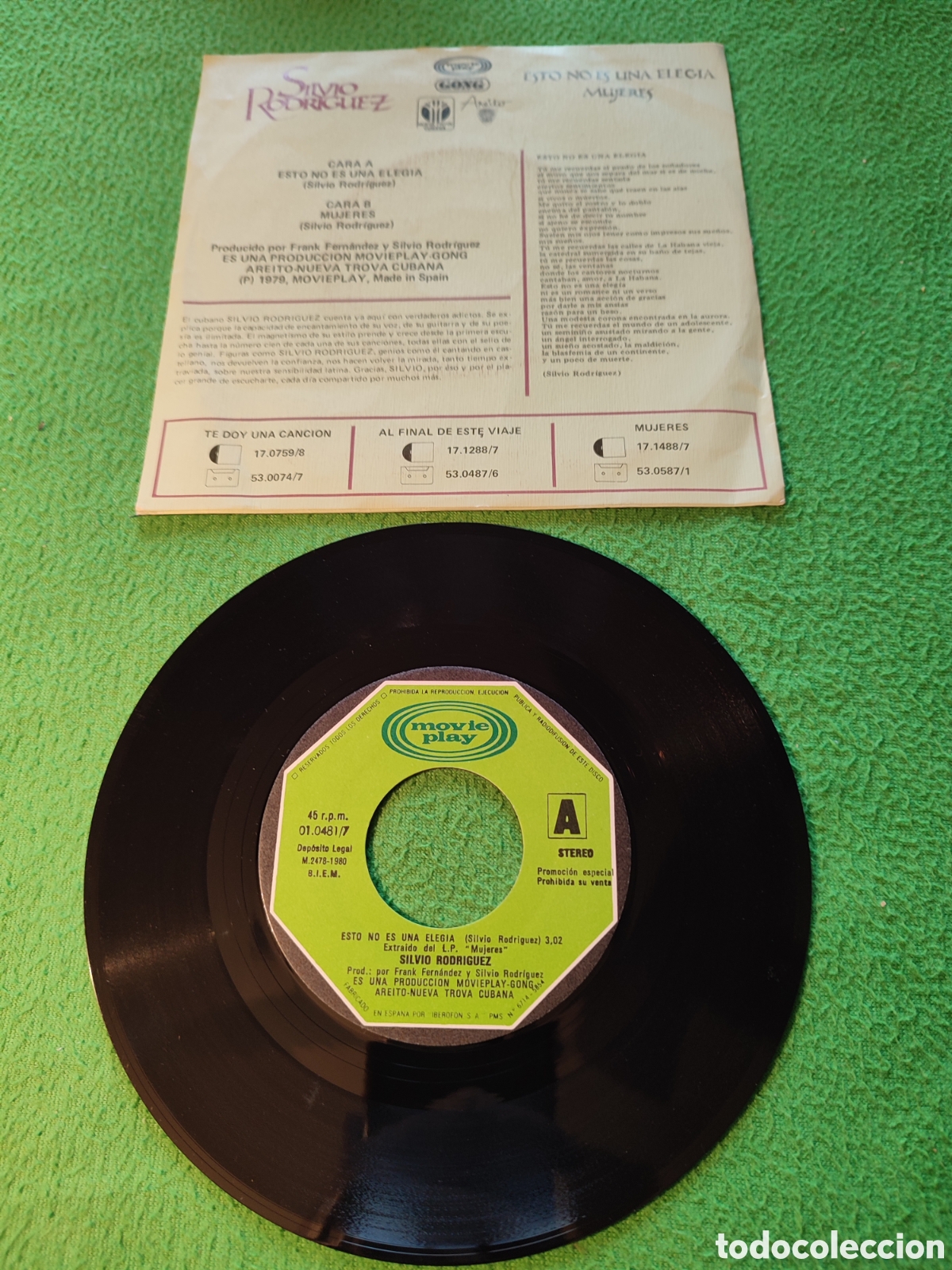Discos de vinilo: Silvio Rodr&iacute;guez - Esto no es una eleg&iacute;a - Foto 2