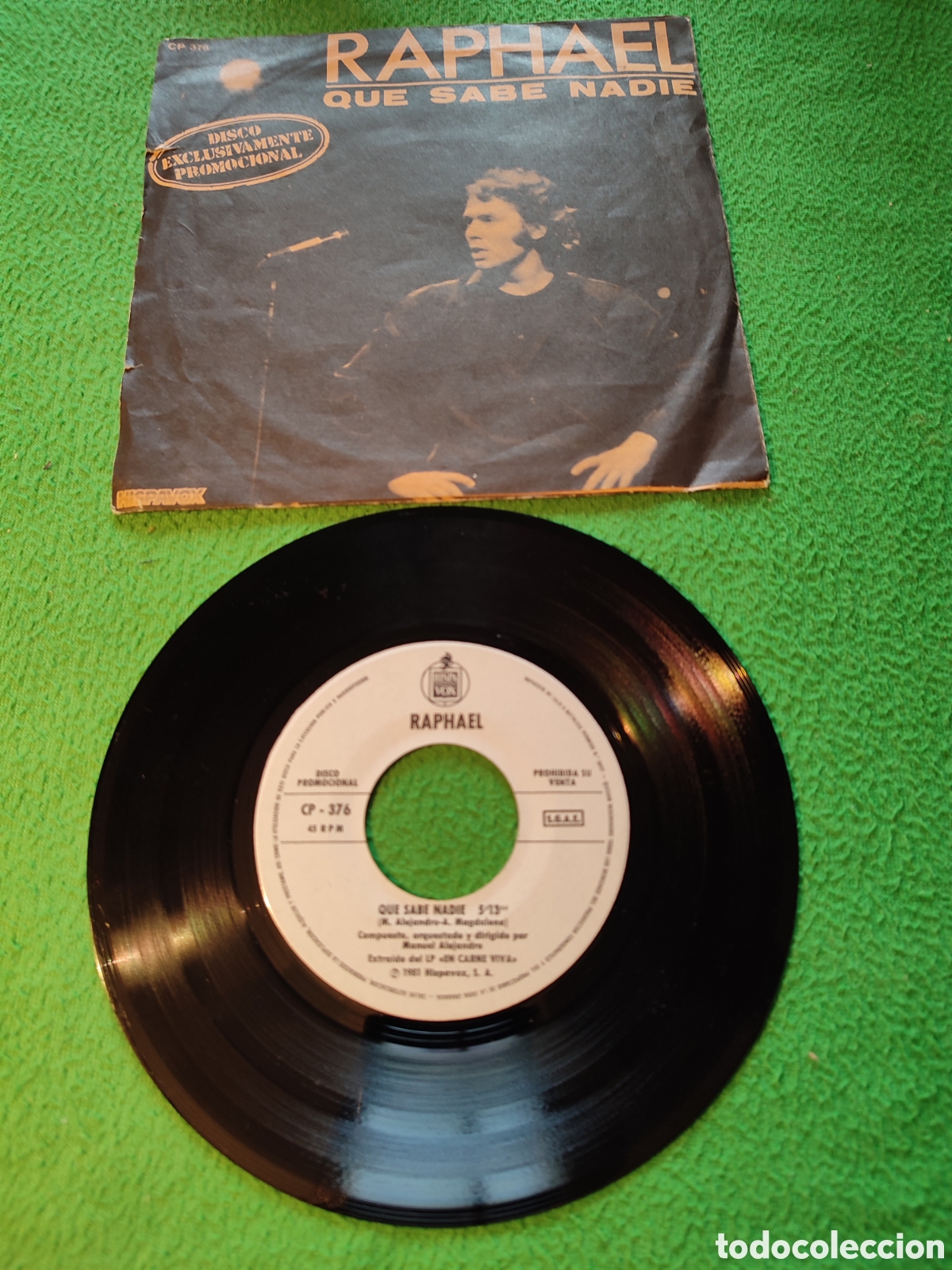 Discos de vinilo: Raphael - Que sabe nadie promocional - Foto 2