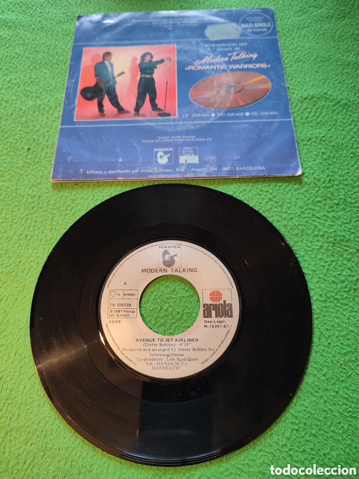 Discos de vinilo: Modern Talking - Jet Airliner Single - Foto 2