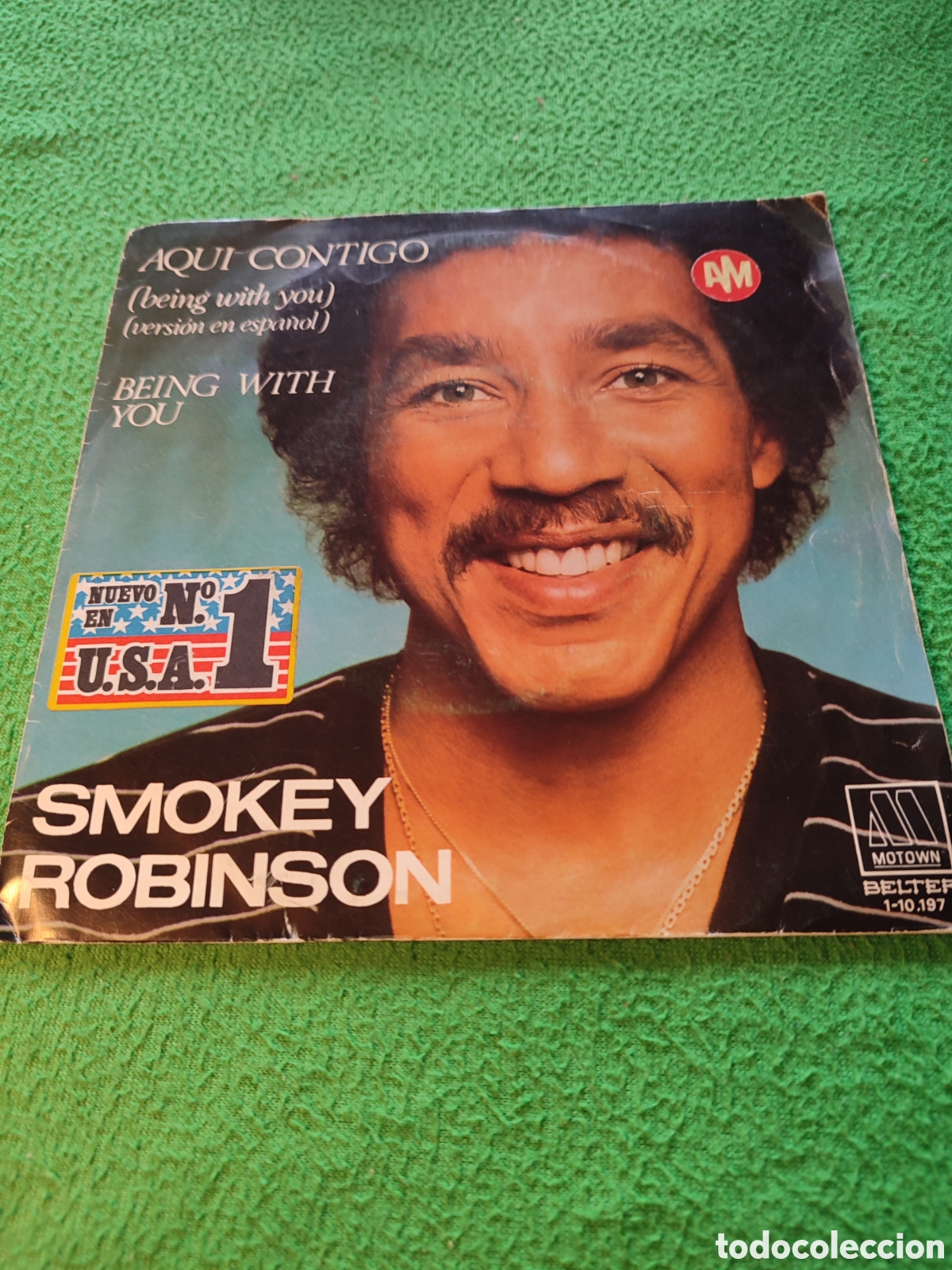 Discos de vinilo: Smokey Robinson - Aqu&iacute; contigo - Foto 1