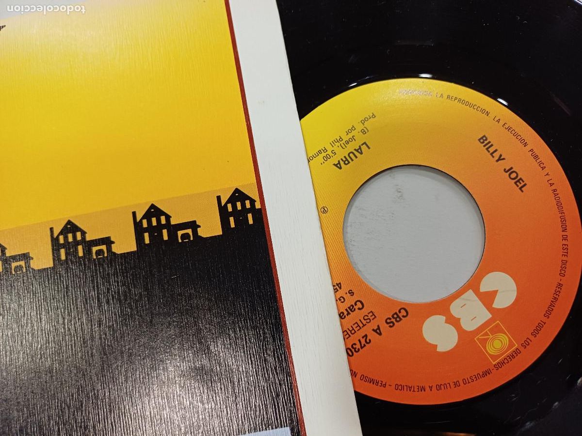 Discos de vinilo: BILLY JOEL/PRESSURE/SINGLE. - Foto 2