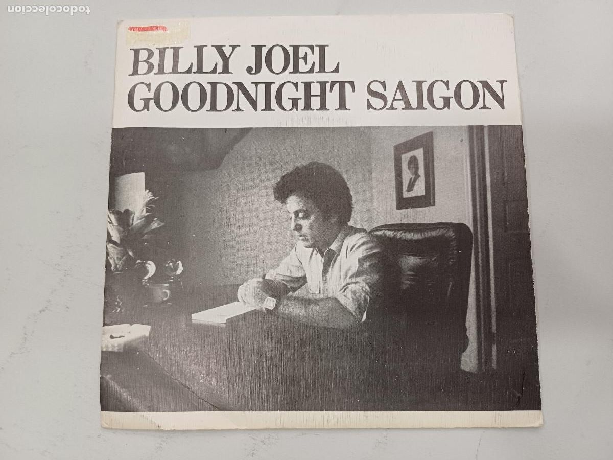 Discos de vinilo: BILLY JOEL/GOODNIGHT SAIGON/SINGLE PROMOCIONAL. - Foto 1