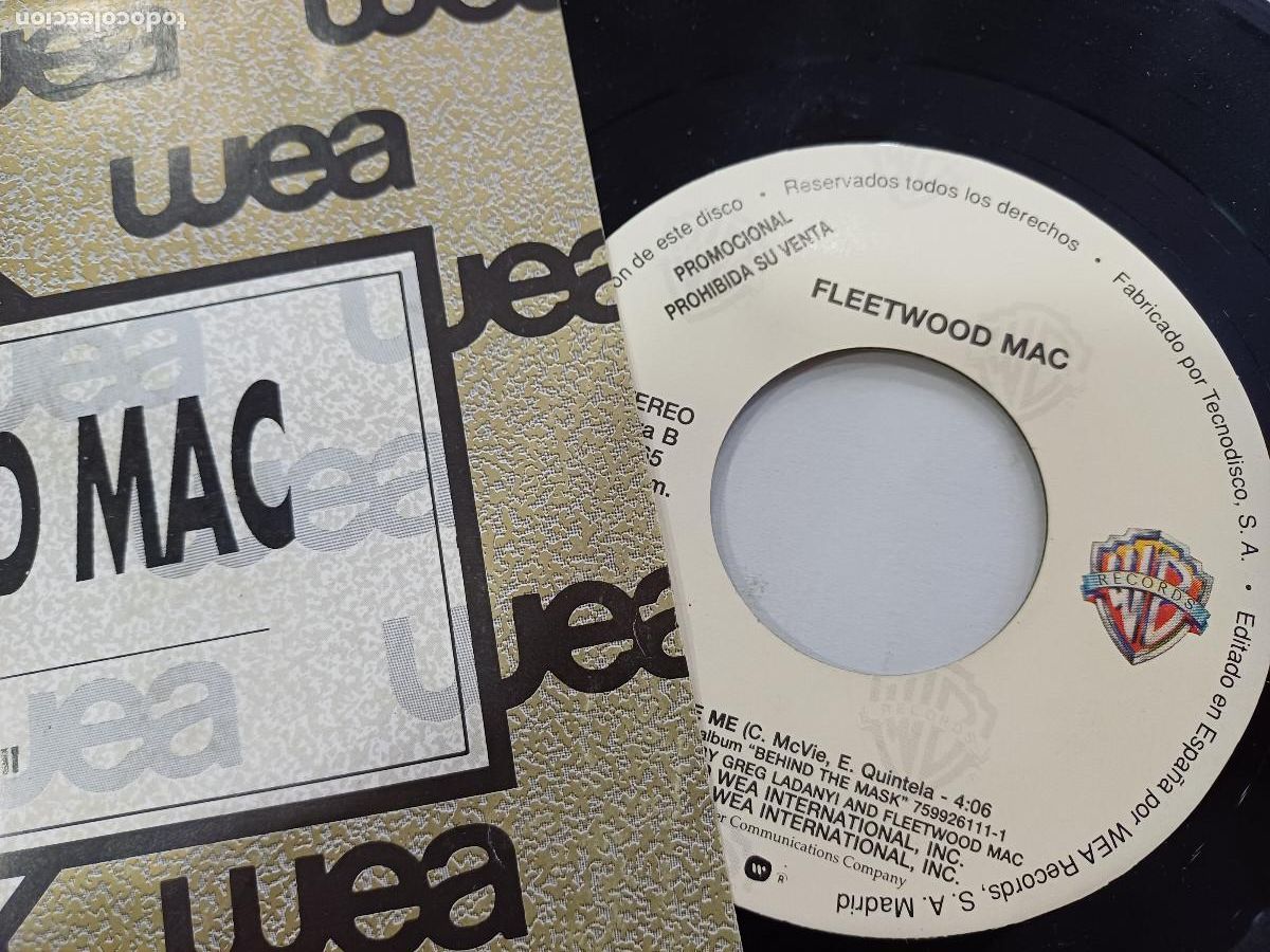 Discos de vinilo: FLEETWOOD MAC/SAVE ME/SINGLE PROMOCIONAL. - Foto 2