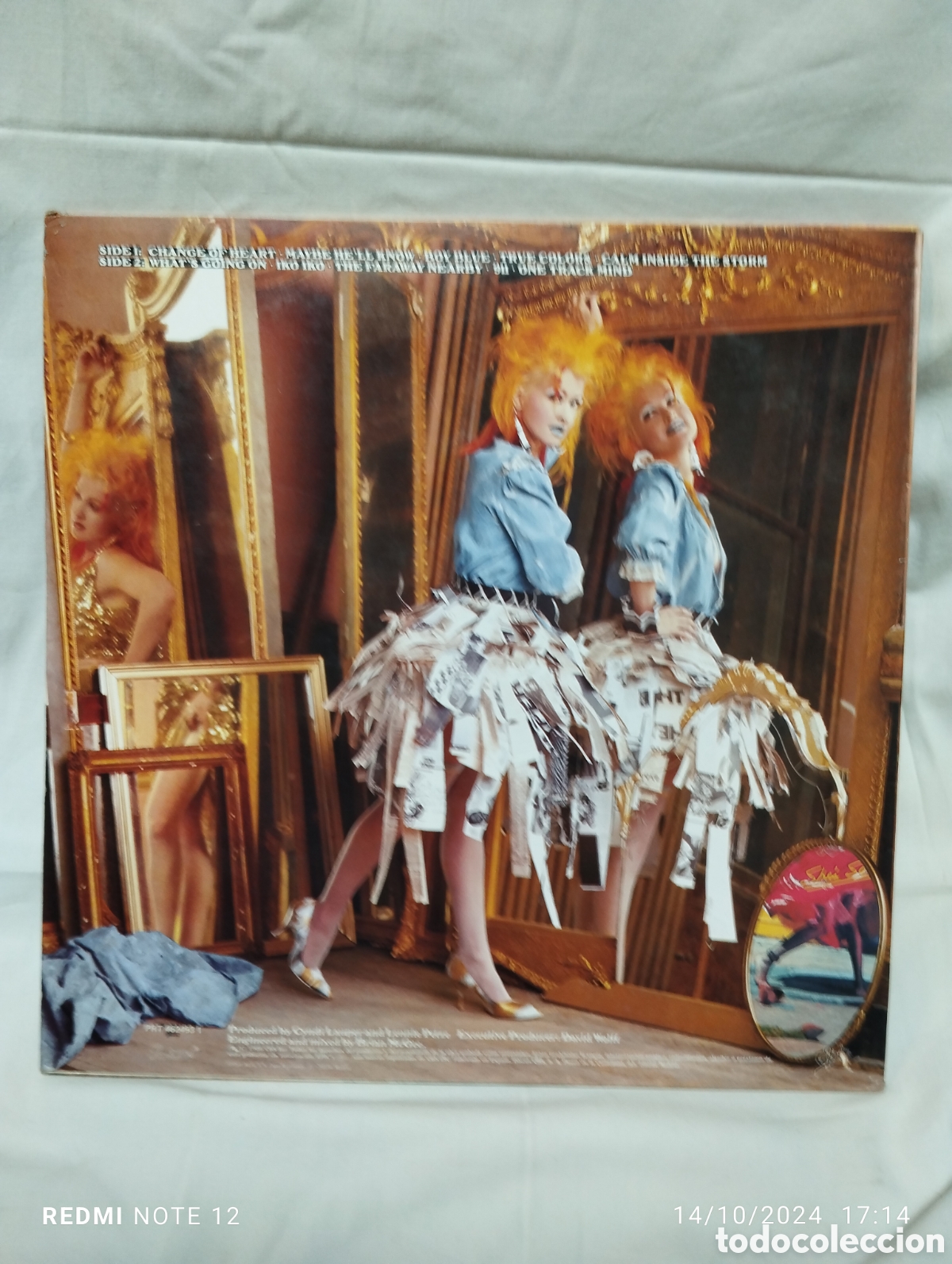 Discos de vinilo: CYNDI LAUPER , TRUE COLORS - Foto 2