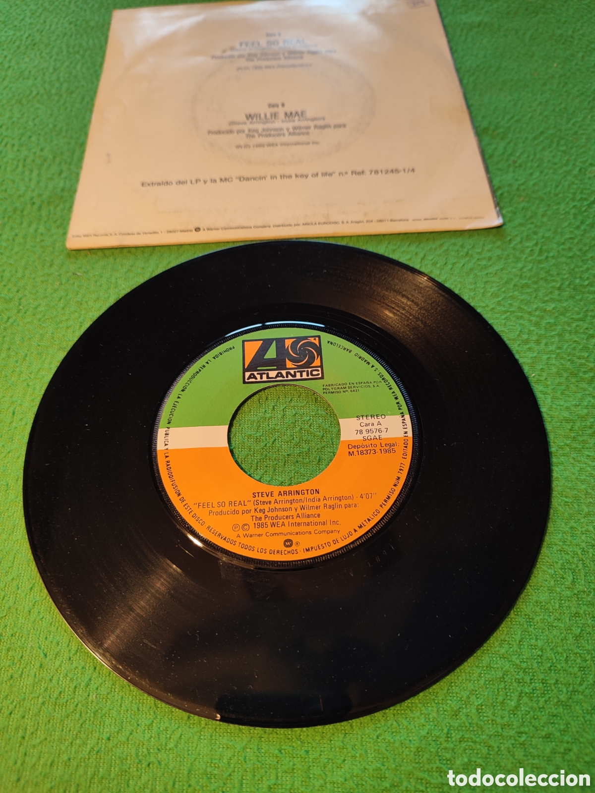 Discos de vinilo: Steve Arrington - Feel so real - Foto 2