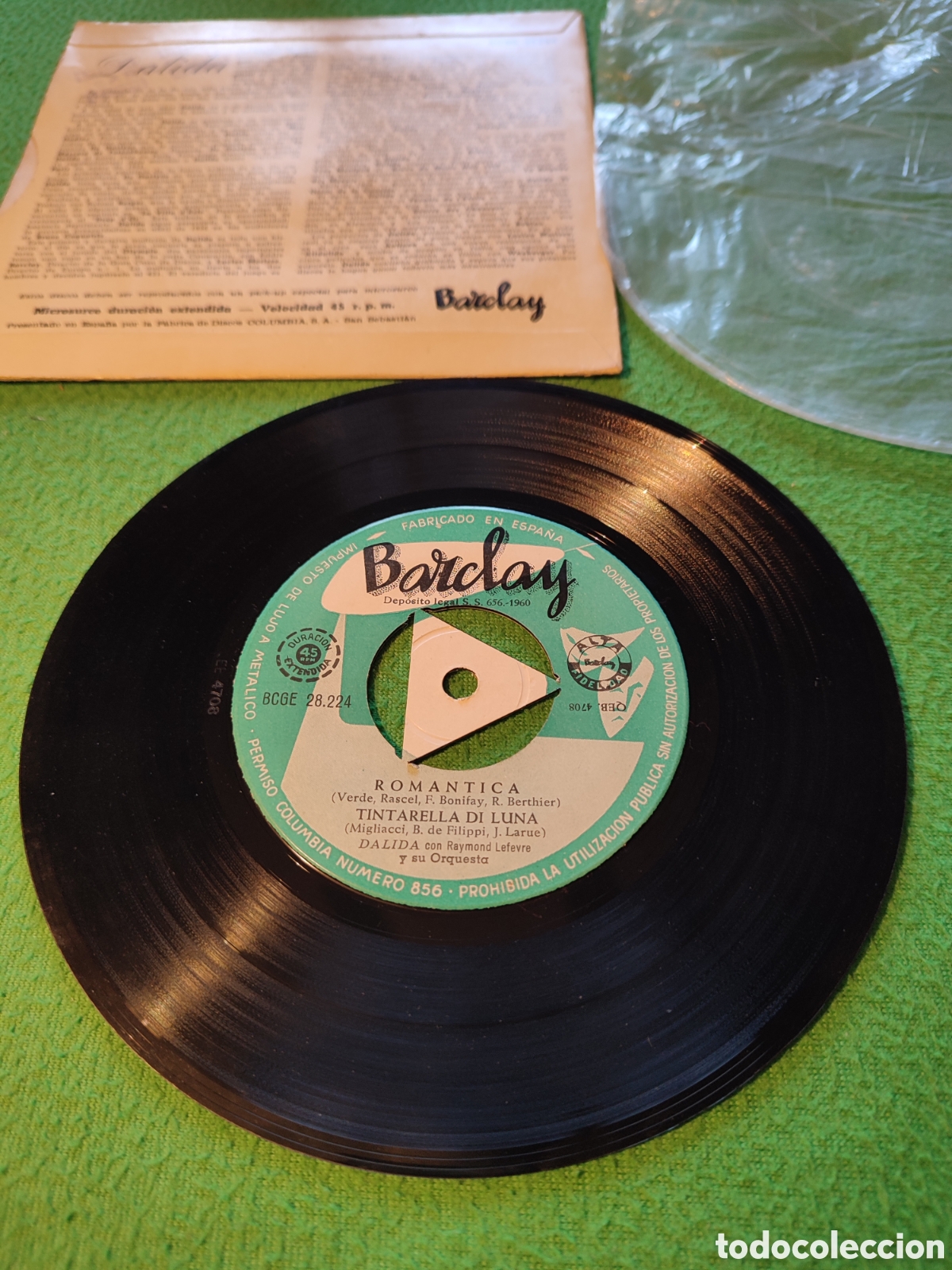 Discos de vinilo: Dalida - Rom&aacute;ntica + 3 EP vinilo - Foto 2