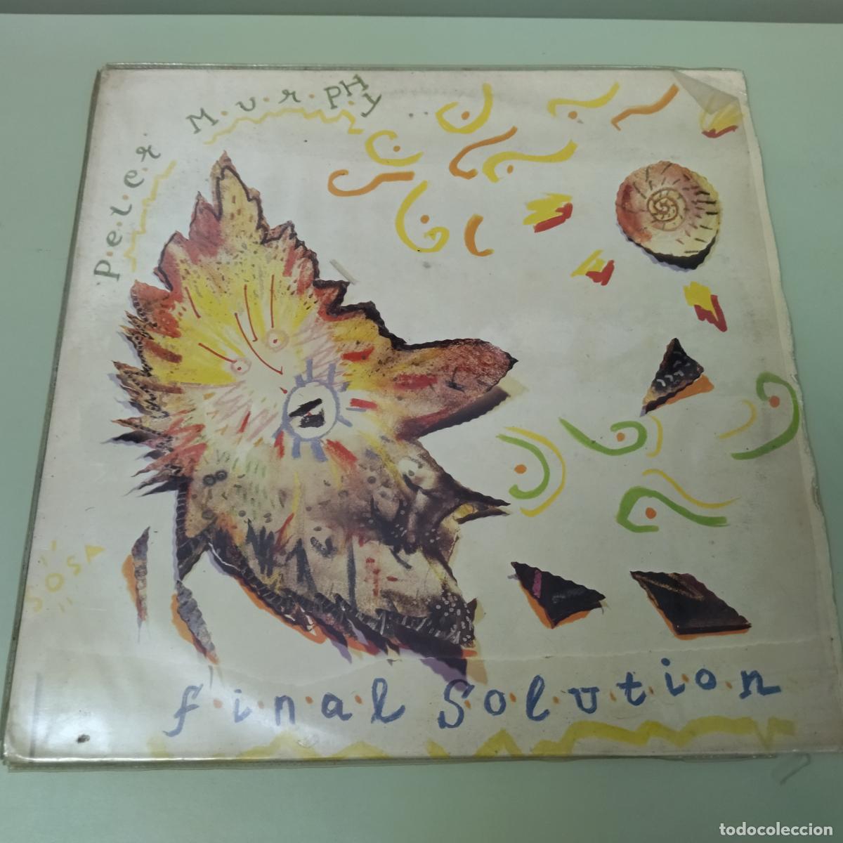Discos de vinilo: MAXI SINGLE DISCO VINILO PETER MURPHY FINAL SOLUTION - Foto 1