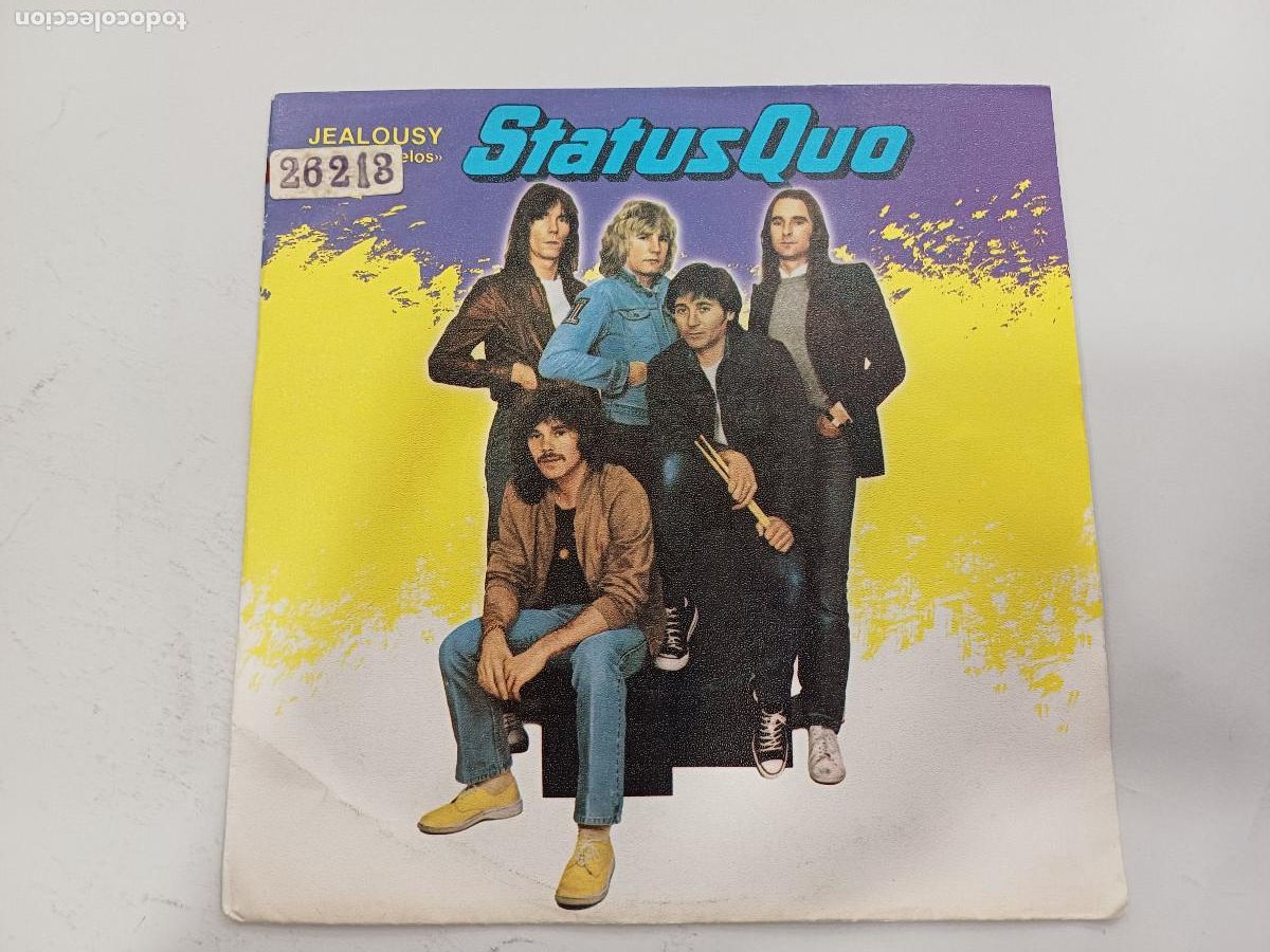 Discos de vinilo: STATUS QUO/JEALOUSY/SINGLE. - Foto 1