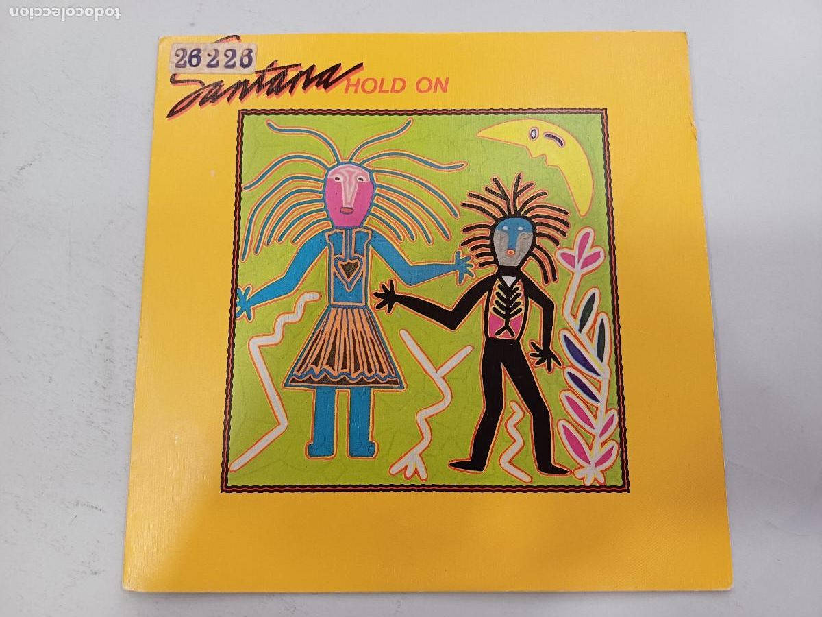 Discos de vinilo: SANTANA/HOLD ON/SINGLE. - Foto 1