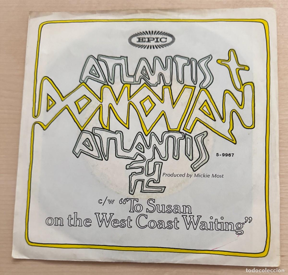Discos de vinilo: Donovan 45t Atlantis VG++ EX - Foto 1