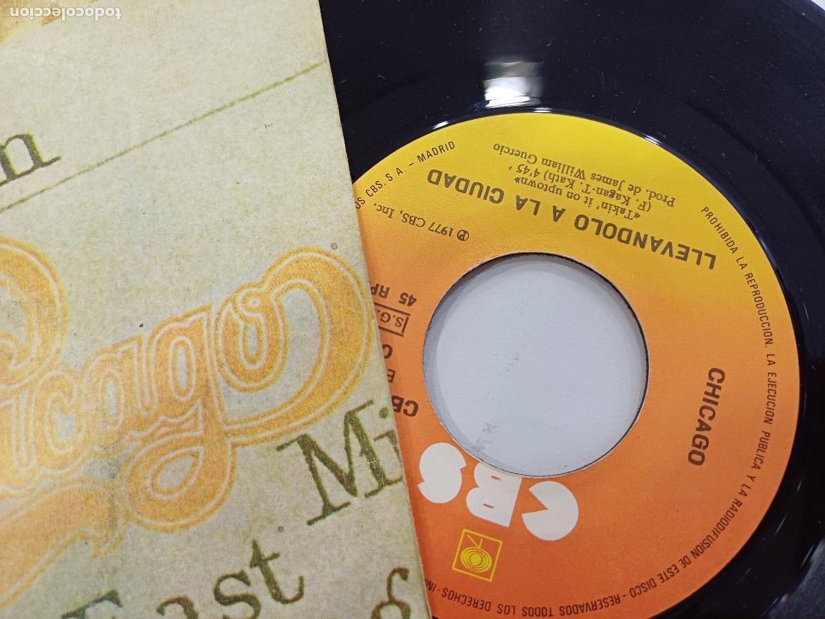 Discos de vinilo: CHICAGO/BABY QUE GRAN SORPRESA/SINGLE. - Foto 2